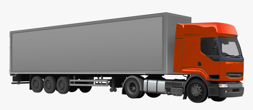 Transparent Tire Track Clipart - Container Images On Trailer Png, Png Download