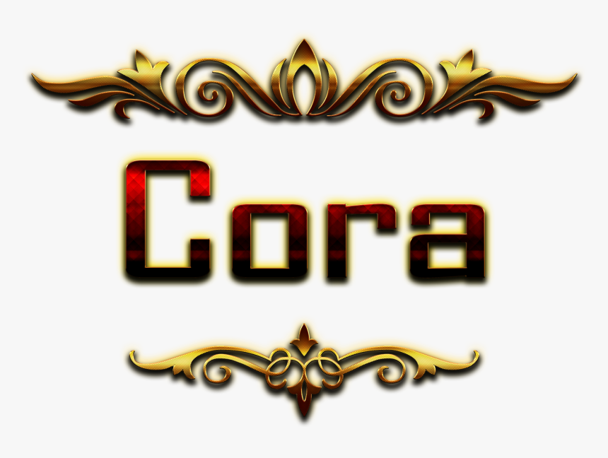 Cora Decorative Name Png, Transparent Png , Transparent Png Image PNGitem