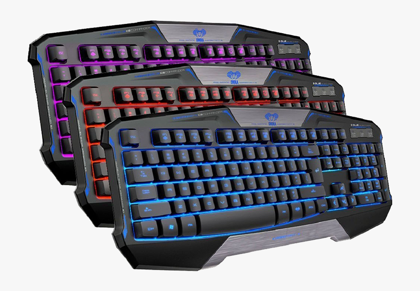 E Blue Cobra Keyboard, HD Png Download