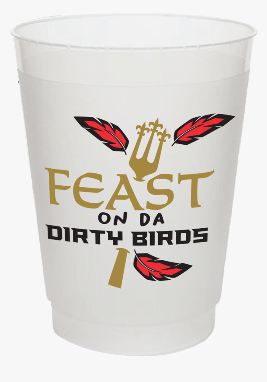 Feast On Da Dirty Birds - Pint Glass, HD Png Download