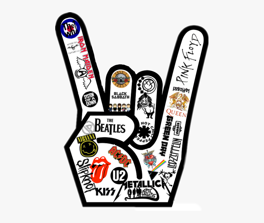 #rock #hand #mano #banda - Rock Till I Die, HD Png Download