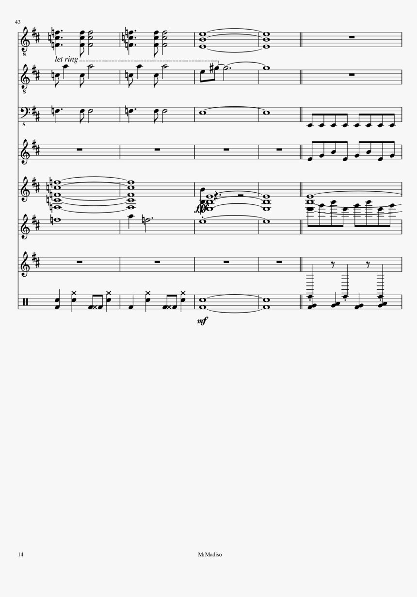 Labios Rotos Live Acoustic Slide, Image - Sheet Music, HD Png Download