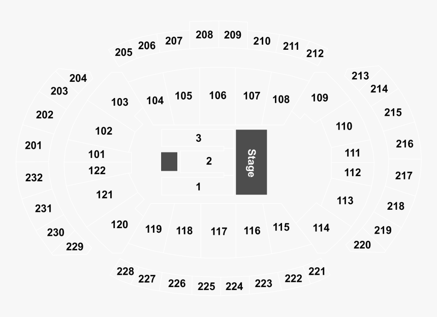 Mohegan Sun Arena Seating Chart, HD Png Download