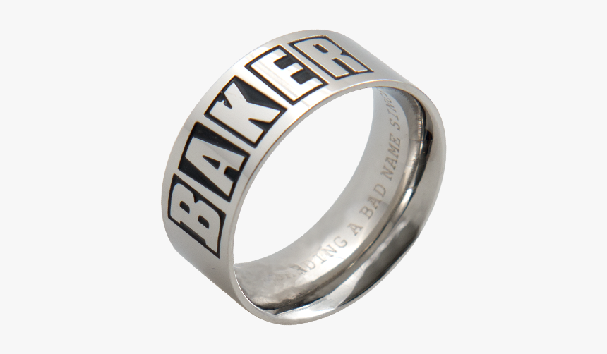 Baker Ring Silver - Titanium Ring, HD Png Download