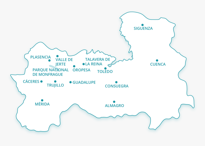 Extremadura Y Castilla La Mancha, HD Png Download