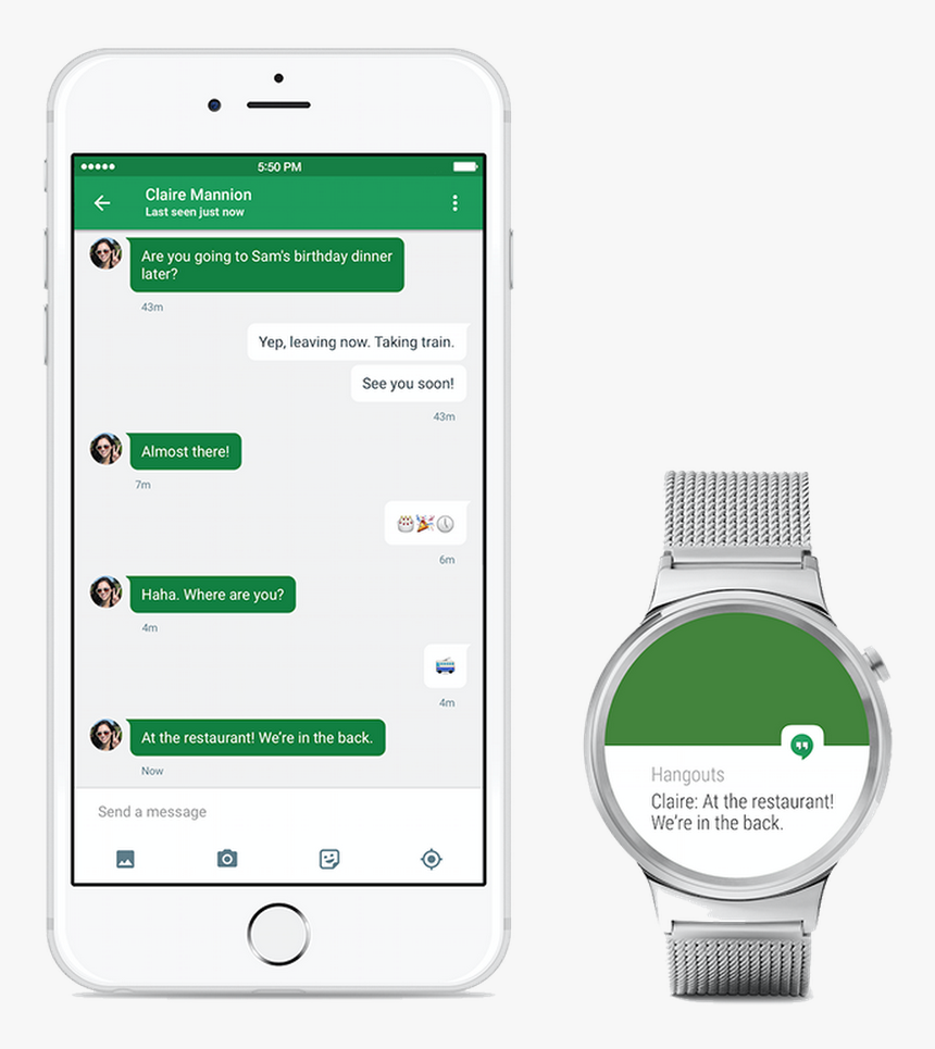 Androidwearforios - Wear Os, HD Png Download