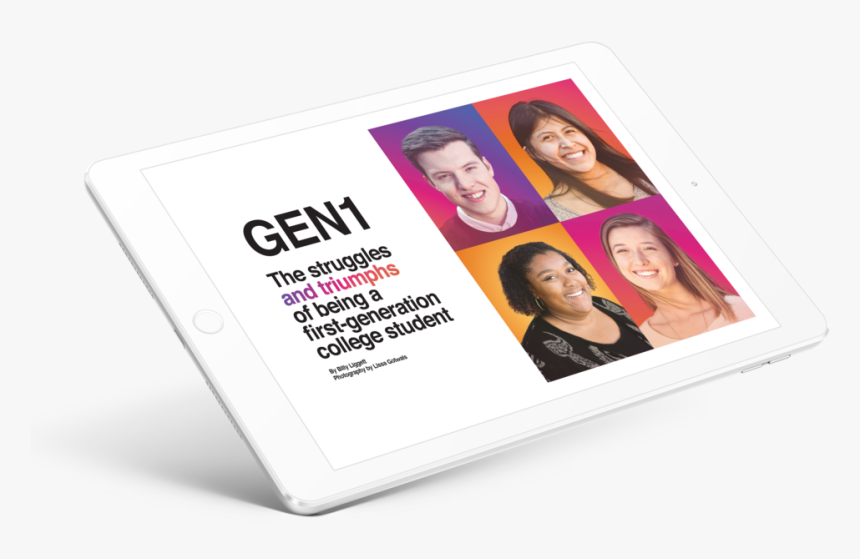 Gen1 Ipad Mockup - Graphic Design, HD Png Download