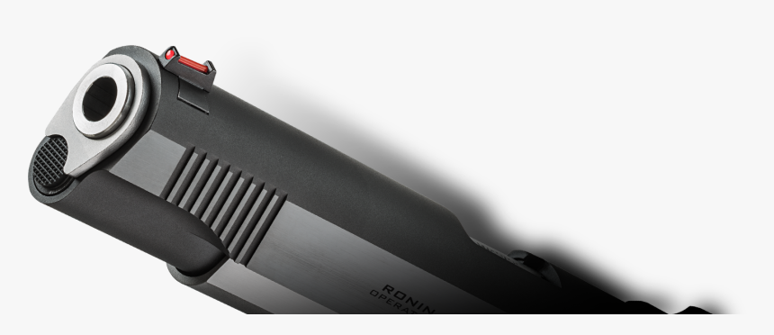 Forward Slide Serrations On The 1911 Ronin - Firearm, HD Png Download