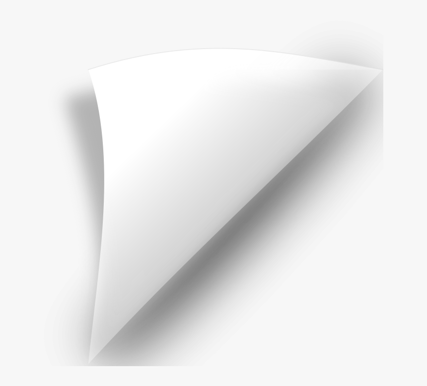 Transparent Photo Album Clipart - Corner Paper Curl Png, Png Download