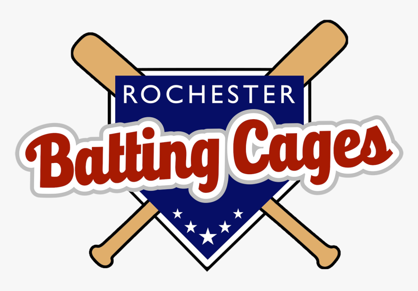 Baseball Bat Clipart Batting Cage - Rochester Batting Cages, HD Png Download