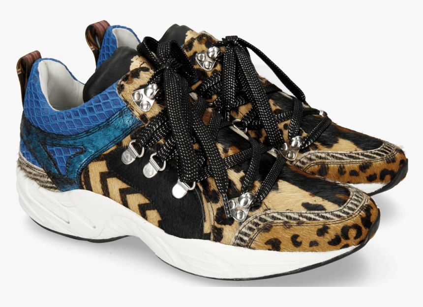 Sneakers Romy 1 Hairon Leo Cappu Stripes Black White - Melvin & Hamilton, HD Png Download