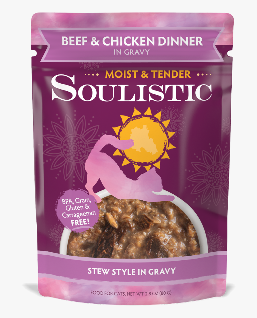 Soul Moist Tender Beef Chicken - Soulistic Duck And Tuna Dinner Pate, HD Png Download