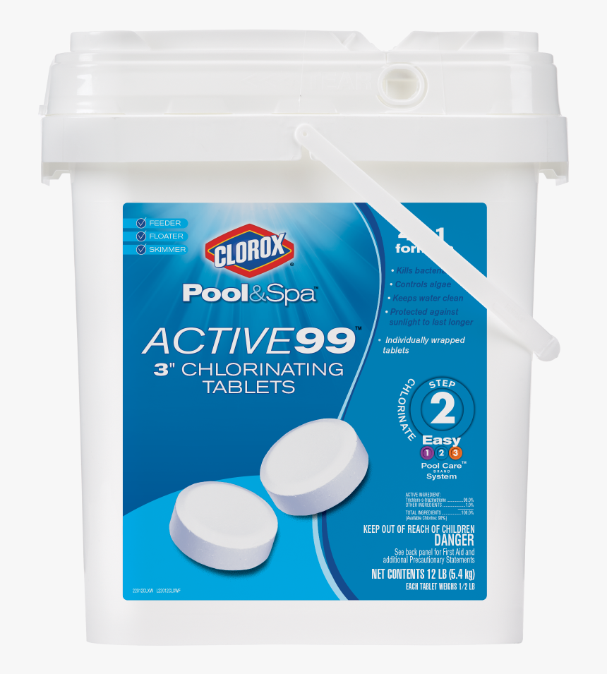 Clorox Pool&spa Active 99 - Pool Chlorine Tablets, HD Png Download