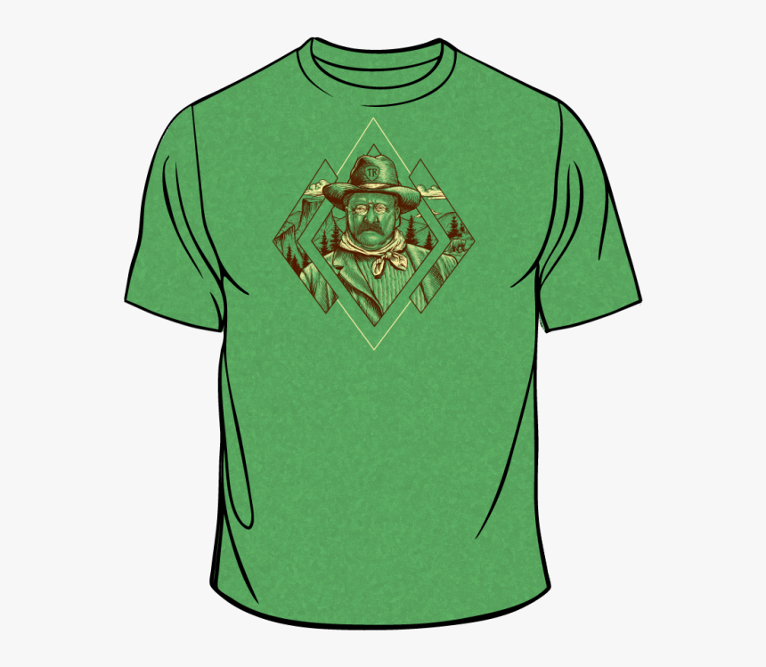 Theodore Roosevelt Tee - Teddy Roosevelt Shirt Diamond, HD Png Download