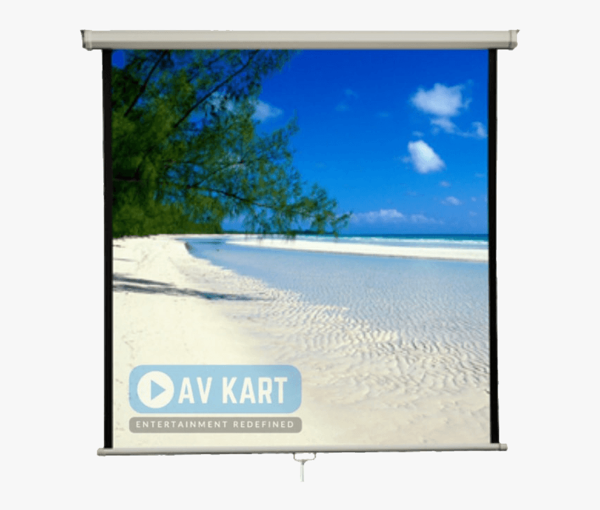 Pull Down Projection Screen - Beach Bahamas High Resolution, HD Png Download