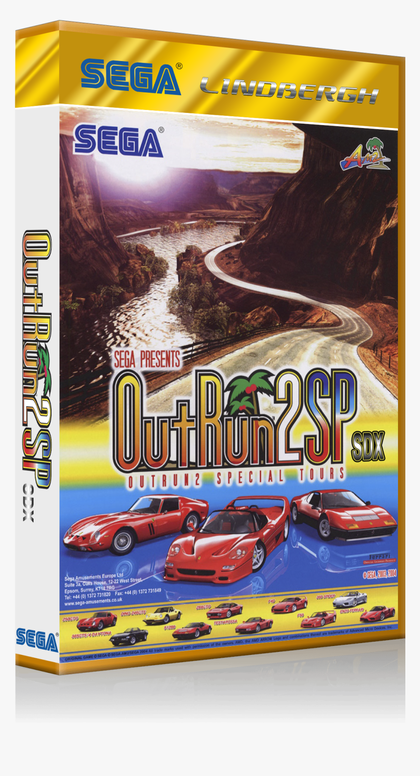 Outrun 2 Sp Sdx-02 - Outrun 2, HD Png Download