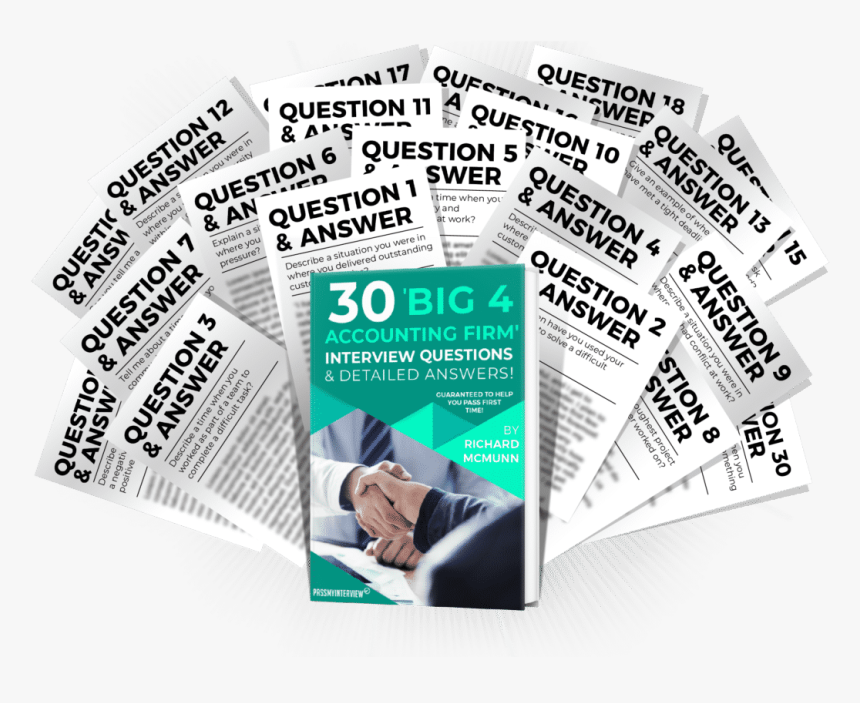 30 Big 4 Accounting Firm Interview Questions And Answers - Brochure, HD Png Download