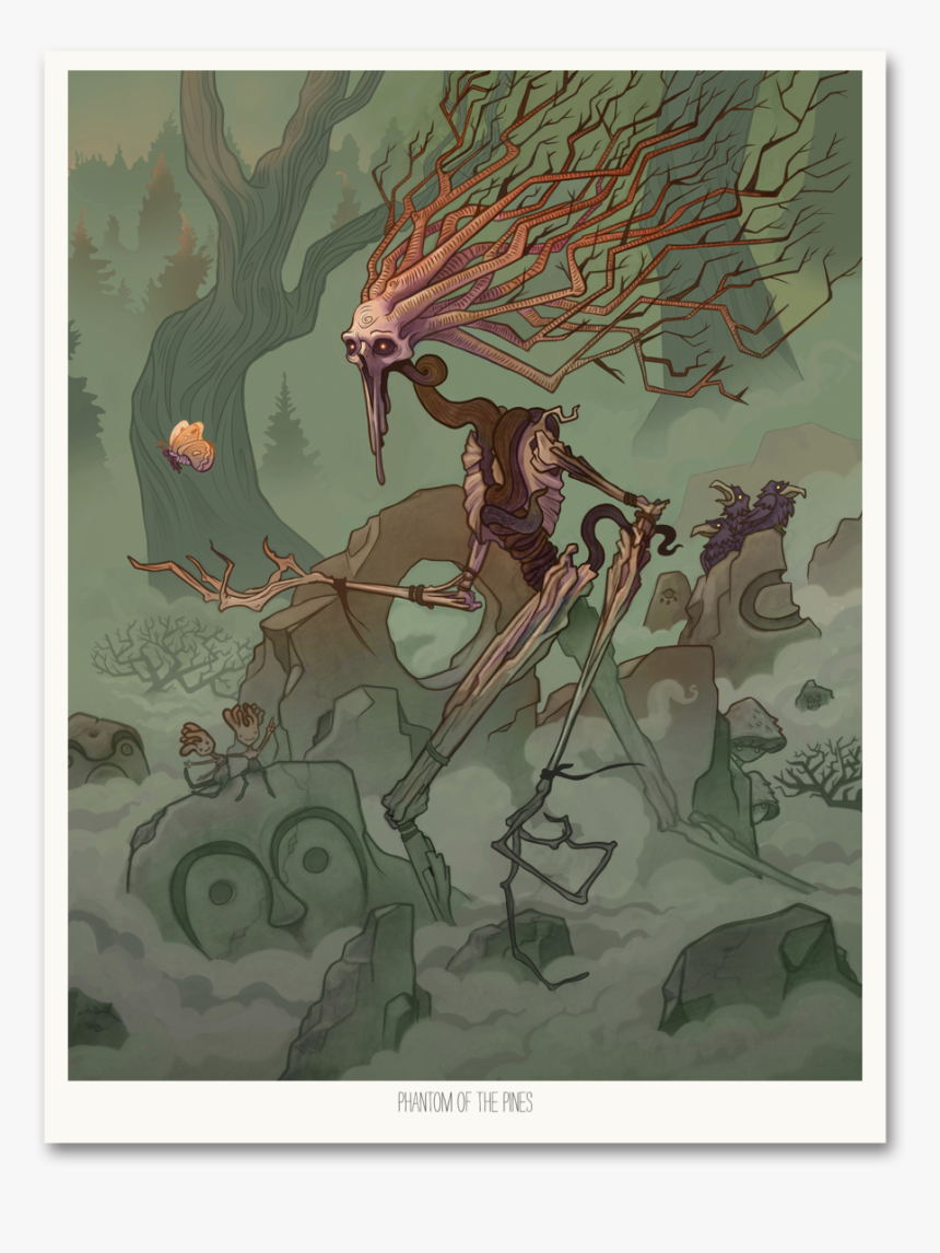 Phantom Of The Pines Webstore Img - Illustration, HD Png Download