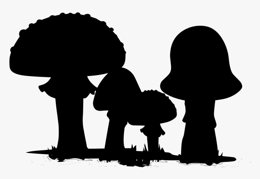 Mushroom Siloette Svg Free, HD Png Download