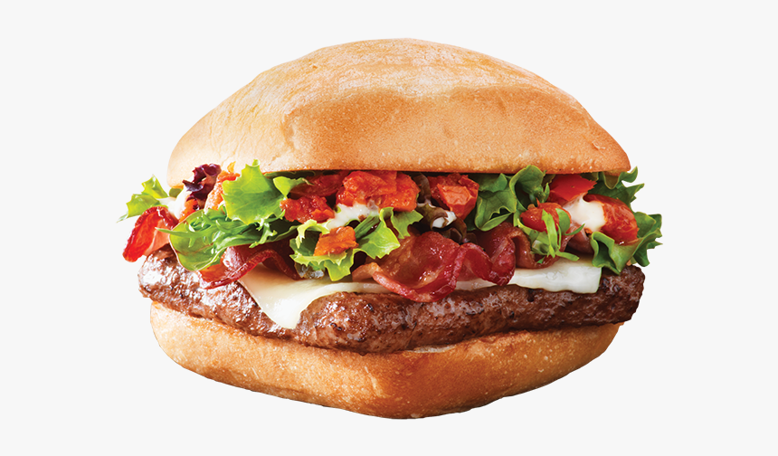 Wendy's Ciabatta Bacon Cheeseburger, HD Png Download