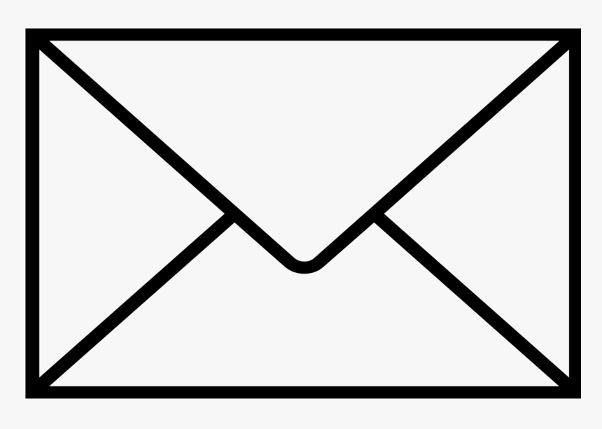 Transparent White Envelope Icon Png - Email No Background, Png Download