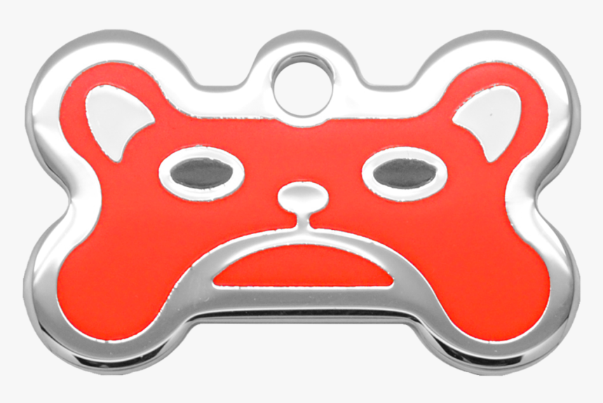 Bulldog Mini Bone Tag Red, HD Png Download