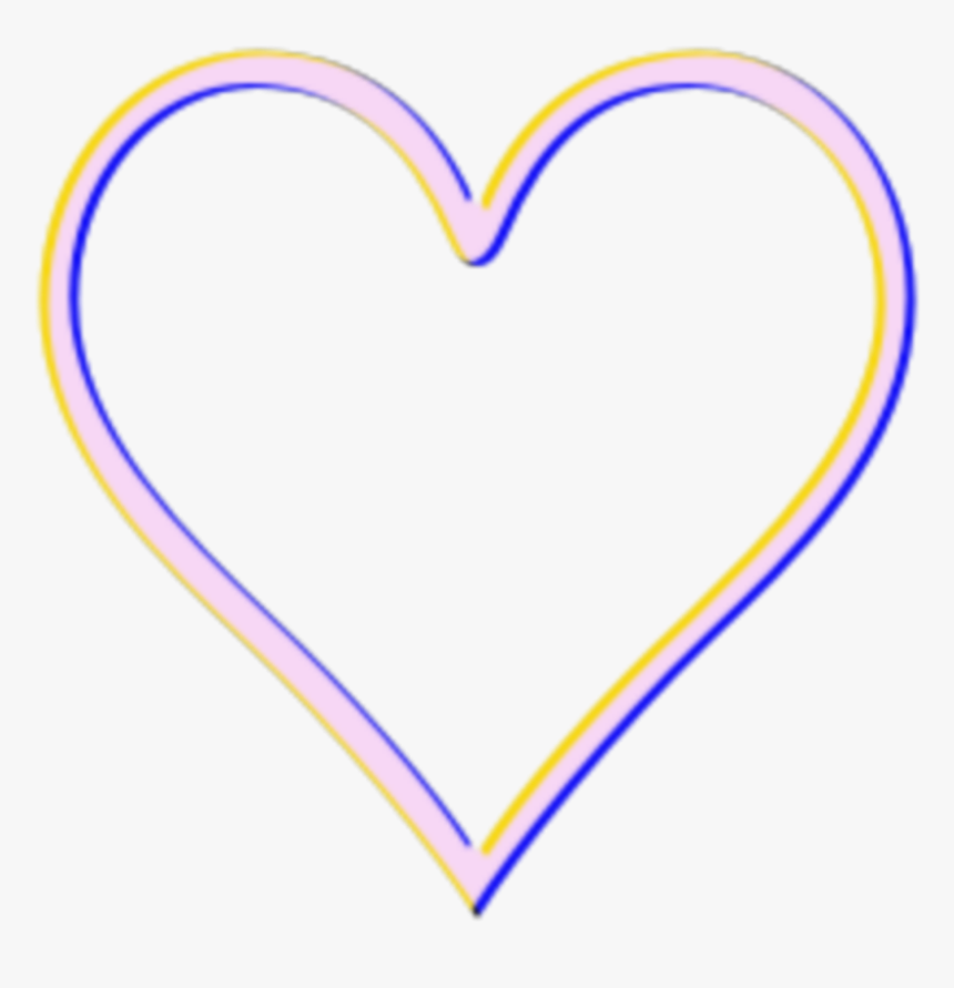 #heart #hearts #png #glitch #picsart #tumblr #girl - Heart, Transparent Png