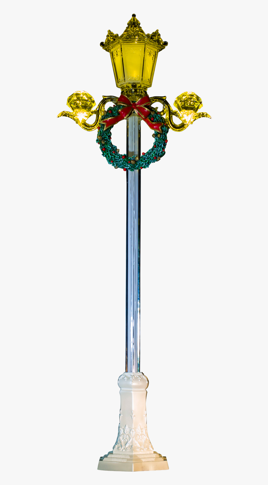 Clear Acrylic Lampost 98 Cms H Led - Religious Item, HD Png Download