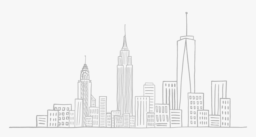 New York Drawing Transparent Background, HD Png Download