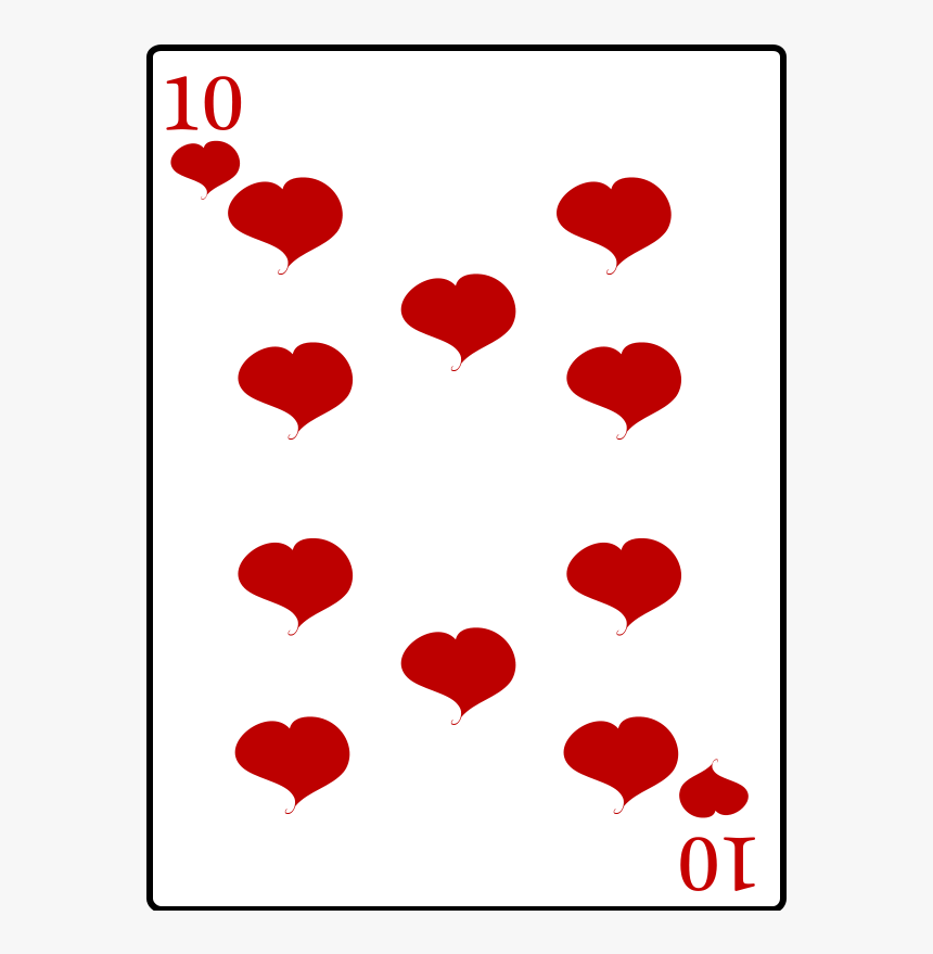 10 Of Hearts - Heart, HD Png Download
