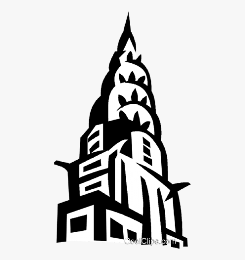 Free Png Download Chrysler Building New York Vector - Chrysler Building Top Png, Transparent Png