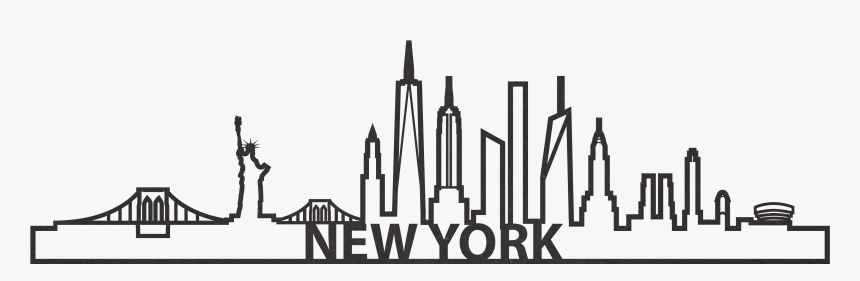 New York - Skyline New York Lasersnijden, HD Png Download