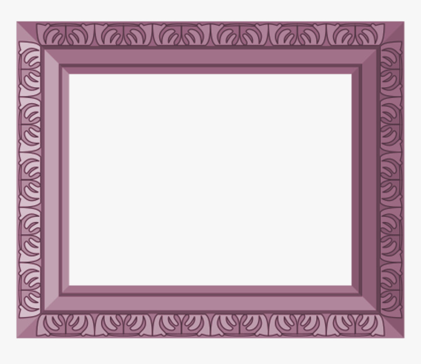 Golden Photo Frame Png, Transparent Png