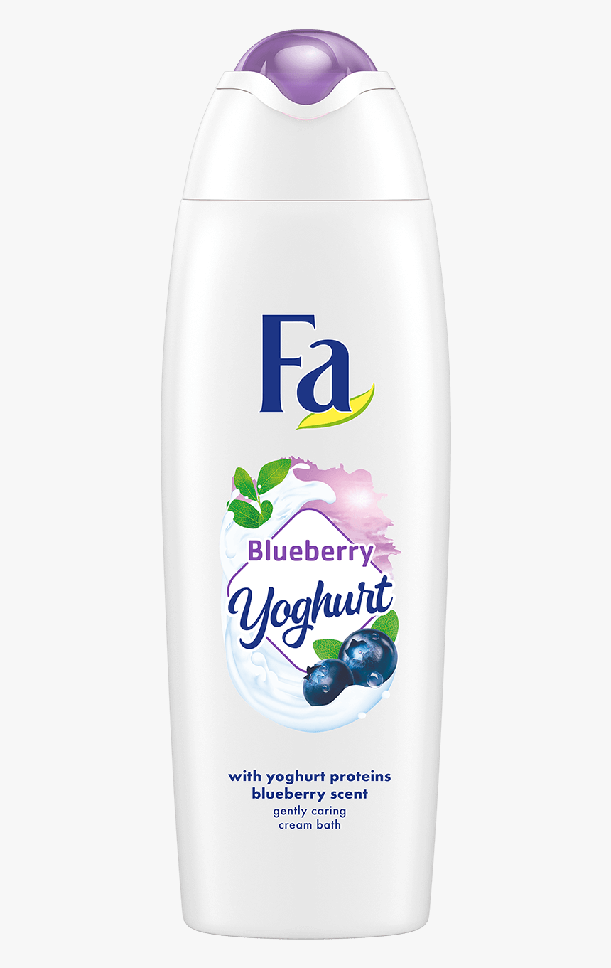Fa Com Cream Bath Yoghurt Blueberry - Plastic Bottle, HD Png Download