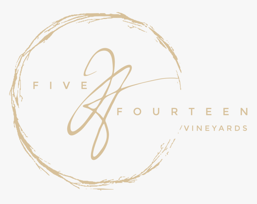 Fivefourteenvineyards Logo Gold Transparent Banner - Five Fourteen Vineyards, HD Png Download