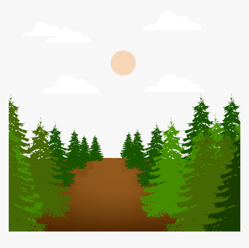 Animation Cartoon Scene Transprent - Cartoon Green Scene Transparent Background, HD Png Download