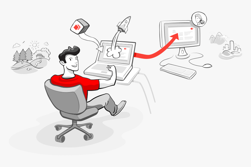 Software Remoto, HD Png Download