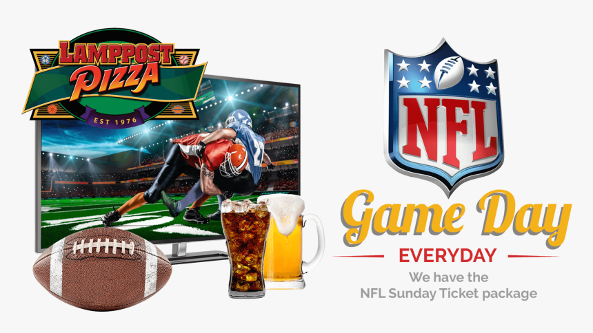 Lamppost Pizza Game Day Everyday We Have The Nfl Package - Nfl, HD Png Download