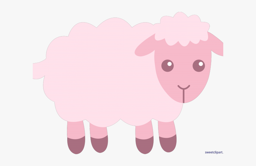 Pink Sheep Clipart, HD Png Download