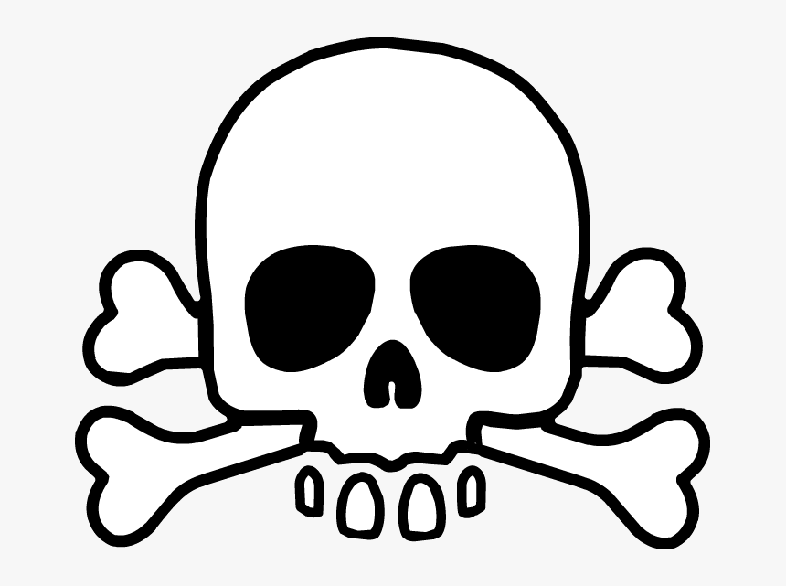 Clip Art Skull And Cross Bones Png - Skull And Bones Transparent, Png Download