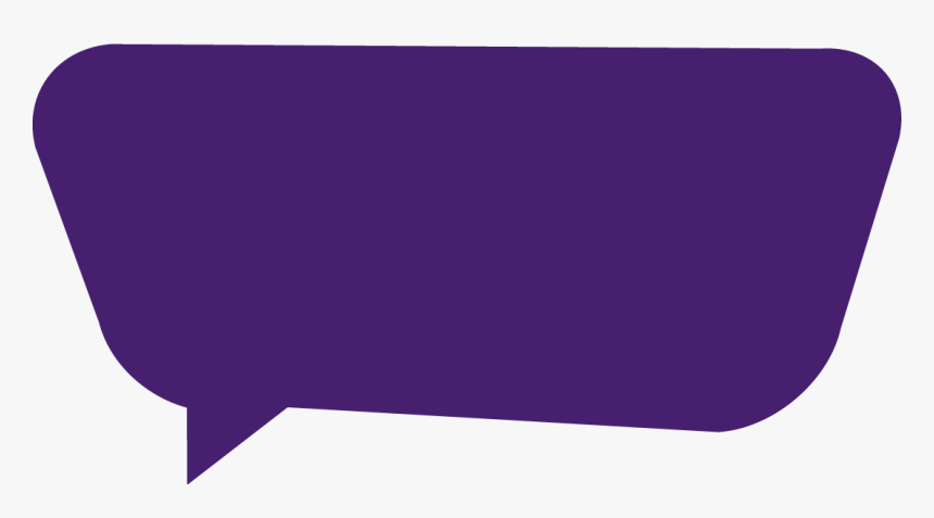 Speech Bubble - Purple Speech Bubble Clipart Transparent, HD Png Download