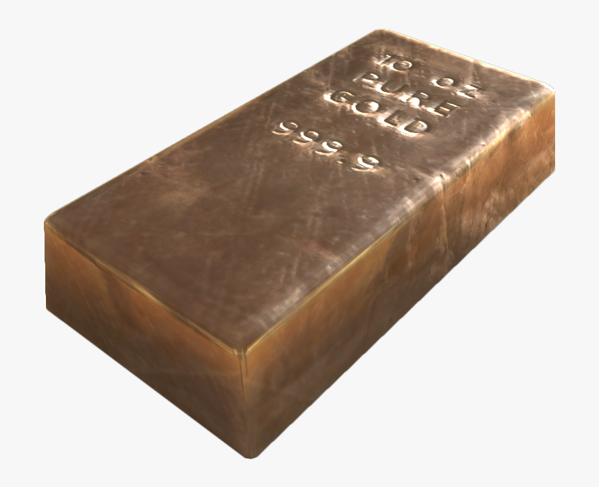 Gold Bar - Dead Money Gold Bars, HD Png Download