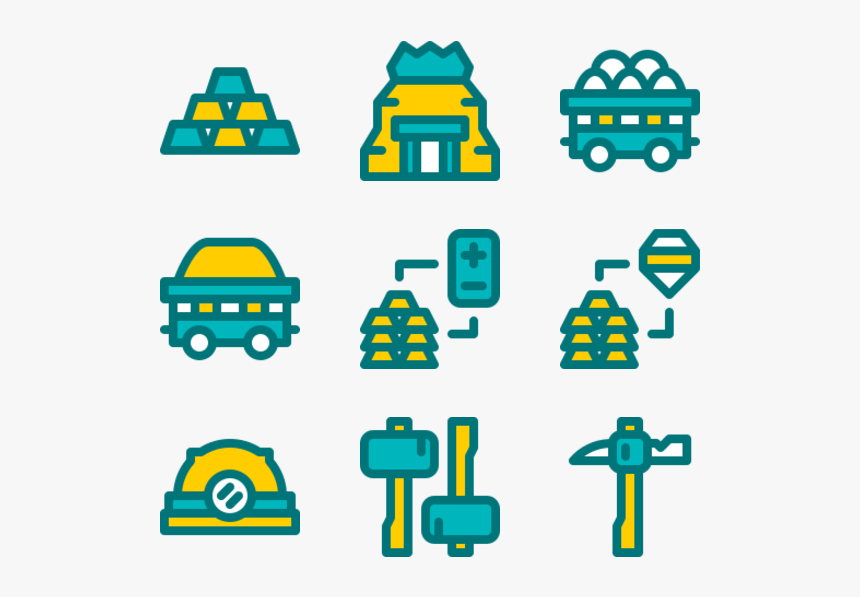 Gold Mine - Mining Icon, HD Png Download
