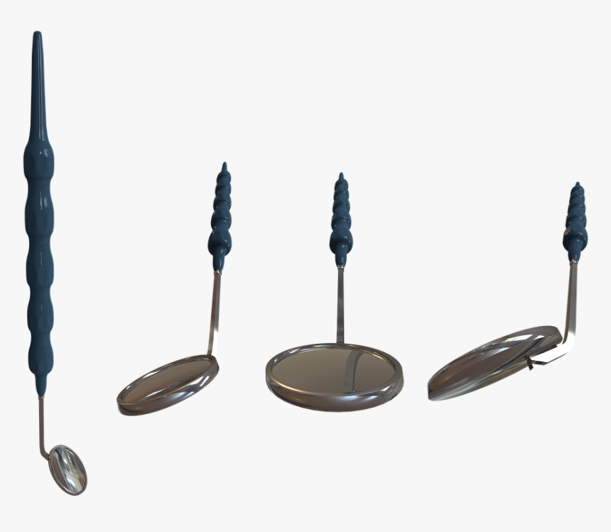 Dentist Mirror, Dental, Dental Examination - Mascara, HD Png Download