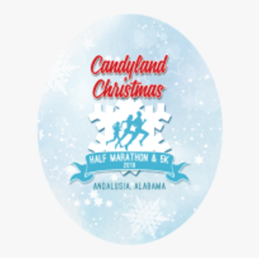 Candyland Christmas Half Marathon And 5k - Label, HD Png Download