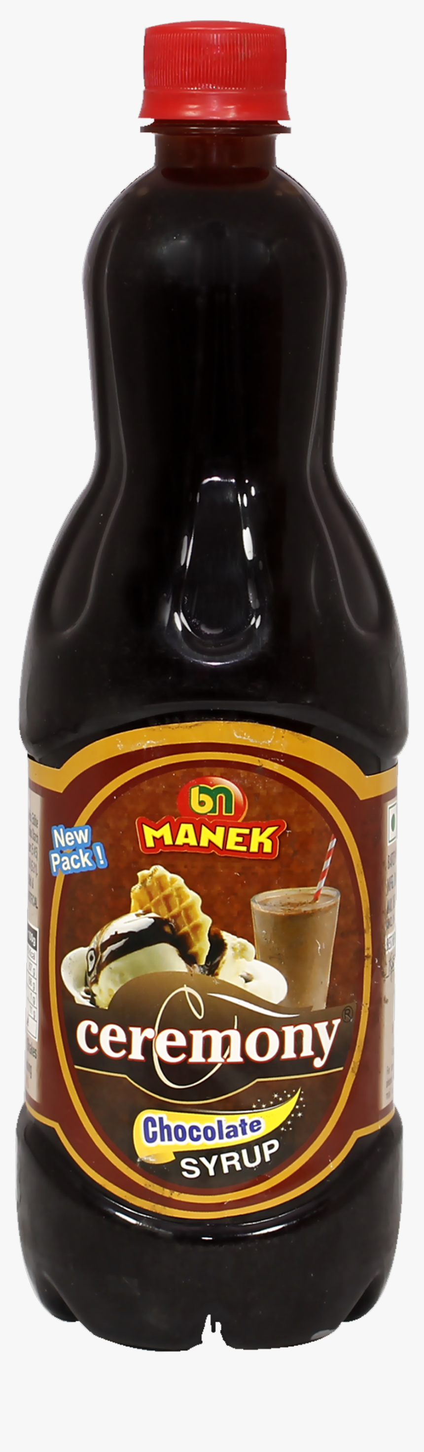 Transparent Chocolate Syrup Png - Glass Bottle, Png Download