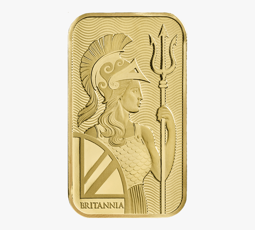 Britannia 1oz Gold Bar, HD Png Download