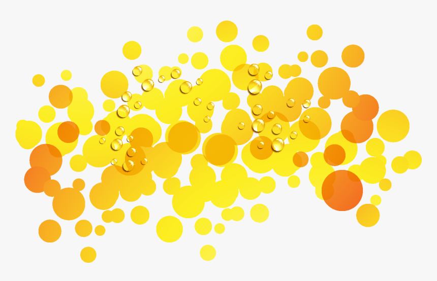 Cartoon Yellow Gradient Black Dot Element - Child Nutrition Act, HD Png Download