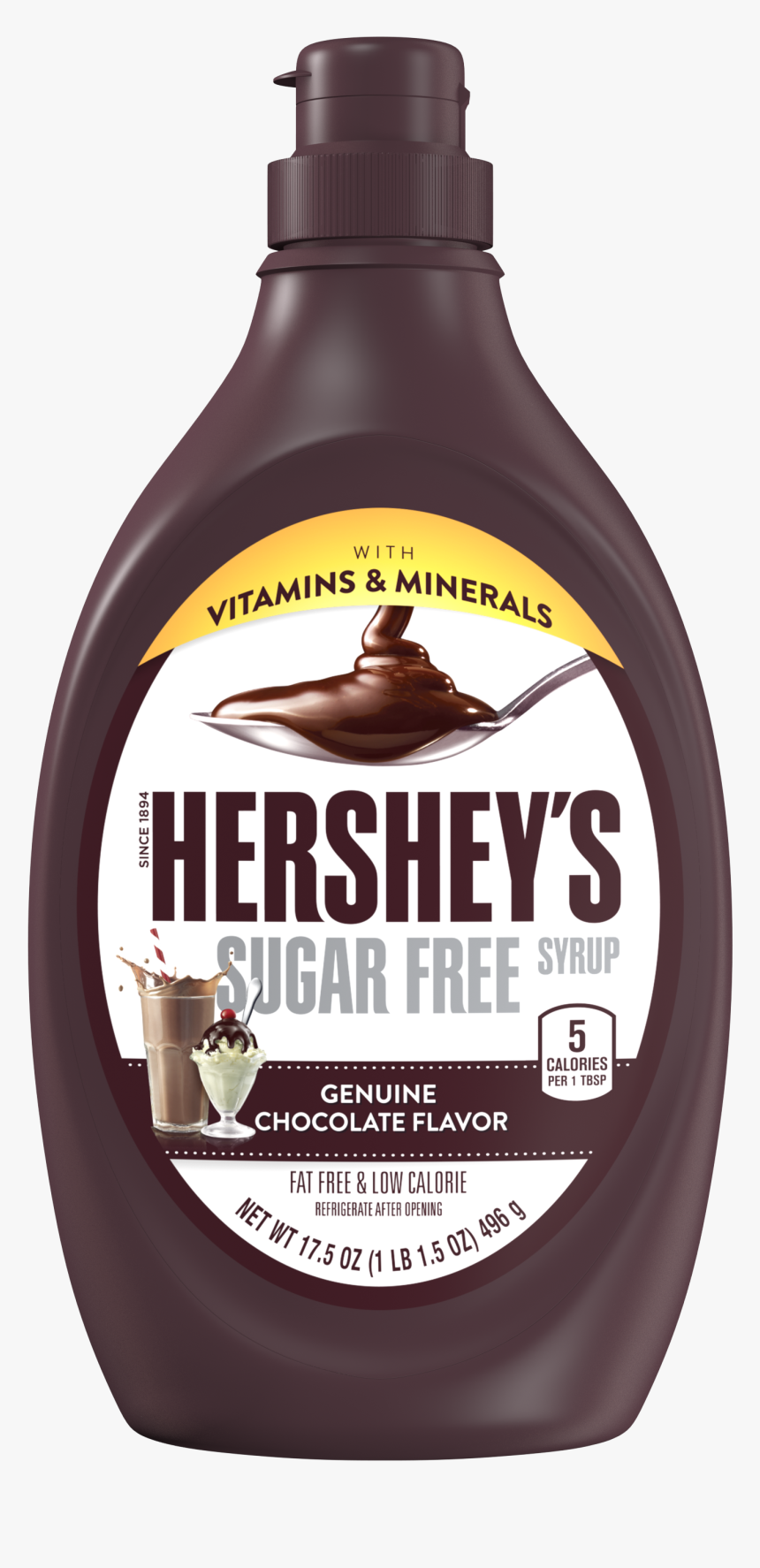 Syrup Clipart Hershey S - Hersheys Chocolate Syrup No Background, HD Png Download