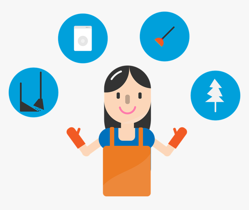 Cleaning Service, Character, Woman, Maid, Housekeeping - Maid Insurance, HD Png Download